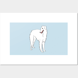 Borzoi Posters and Art